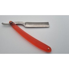 Vintage Butler Shakespeare 11/16 Straight Razor with Red Scales