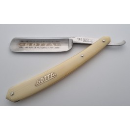 Vintage Gotta 13/16 Straight Razor with original Cream Scales