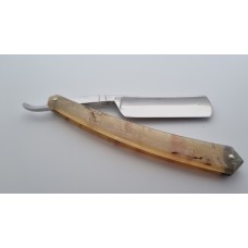 Thiers Issard 13/16 Spartacus Straight Razor with Blonde Rams Horn Scales