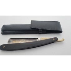 Vintage Udahl 13/16 Straight Razor with original Ebony Scales