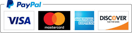 Paypal and payment card logos